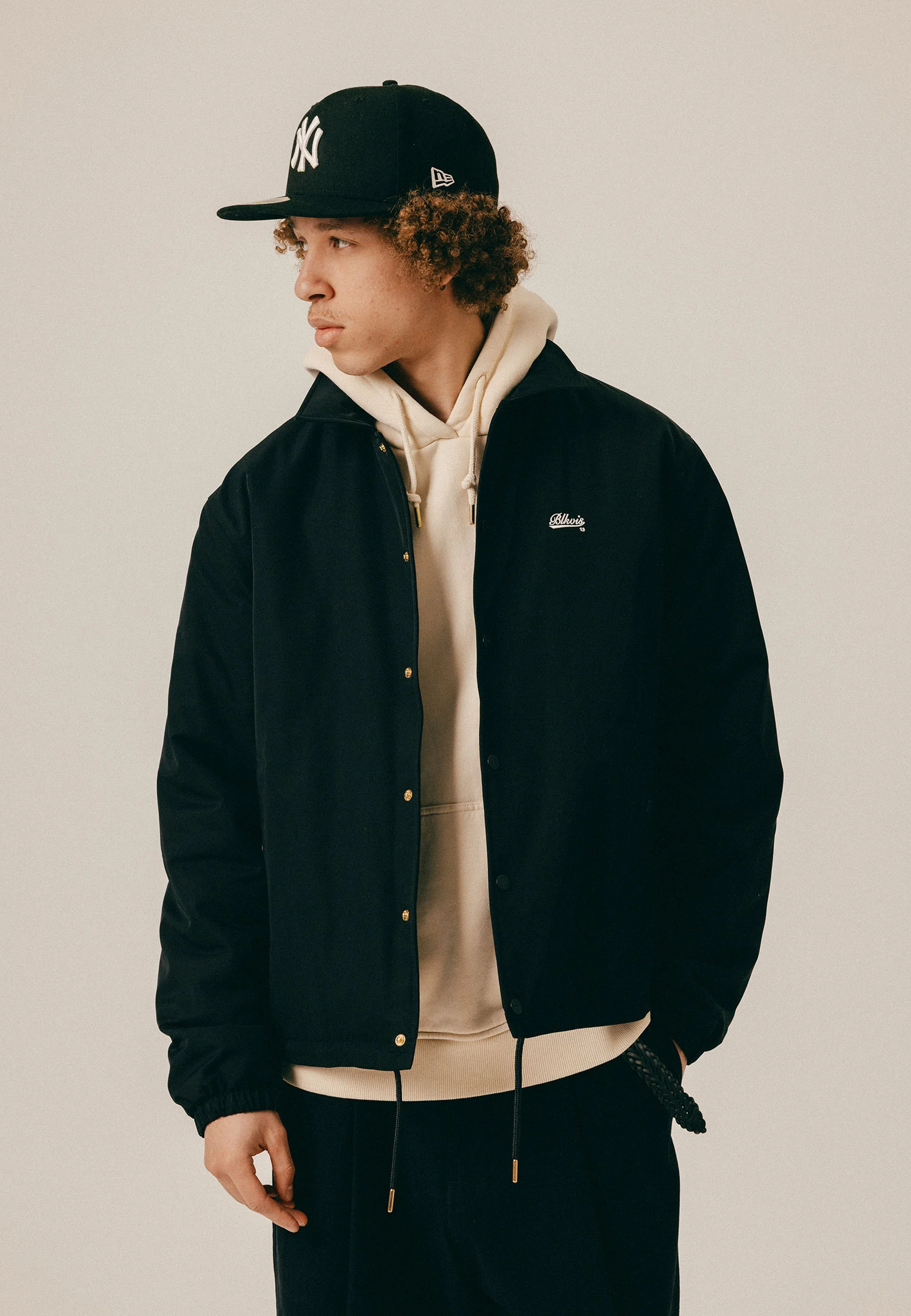 Borough Coach Jacket — Outerwear by Gifted Elite New York, technical flat illustration